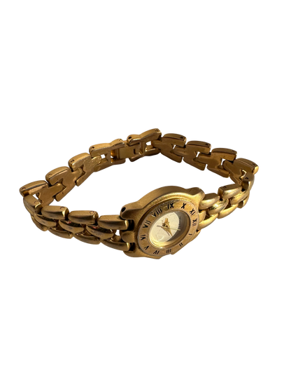 Gold Tone Quartz Movement Monet Watch