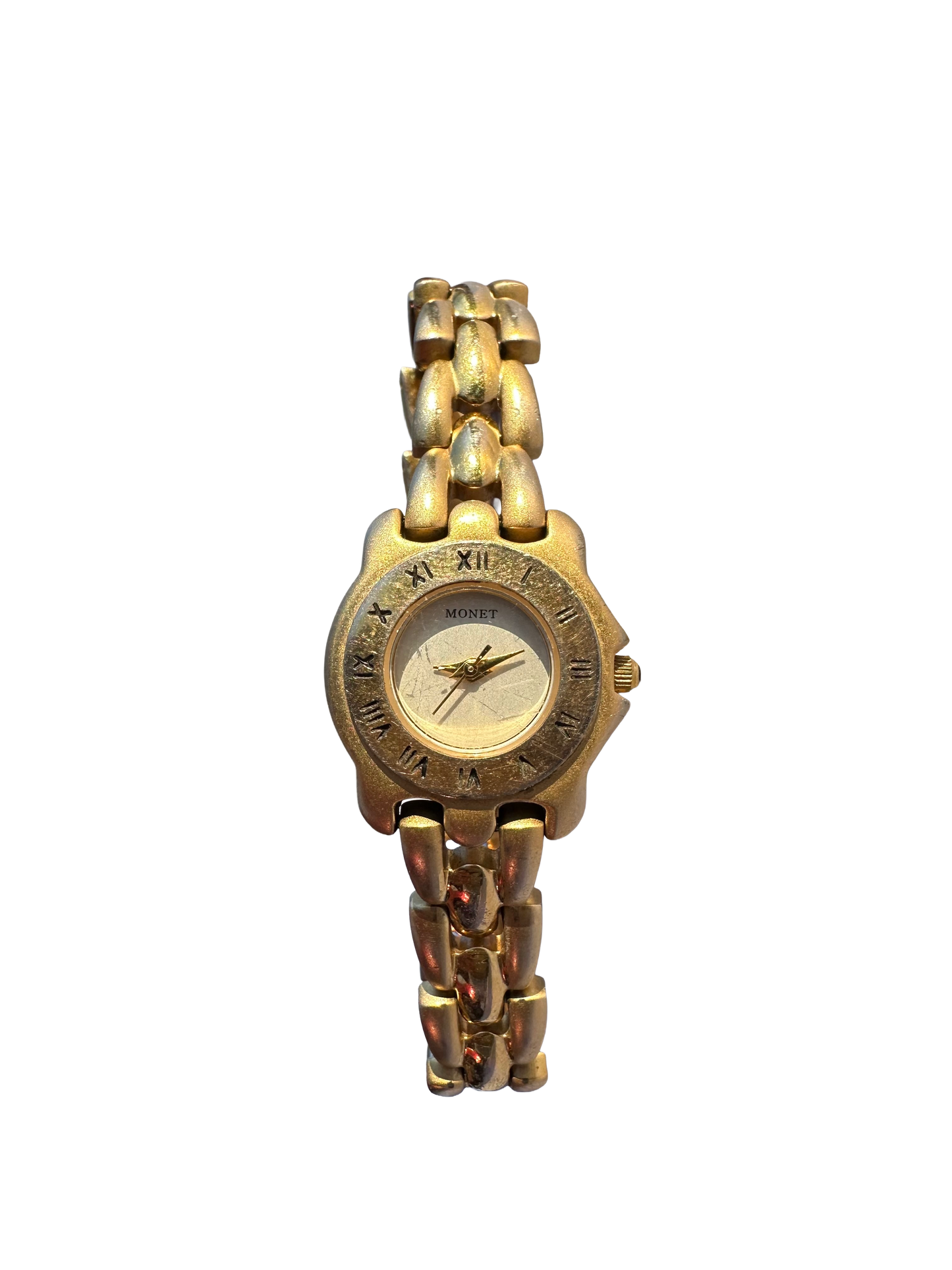 Gold Tone Quartz Movement Monet Watch