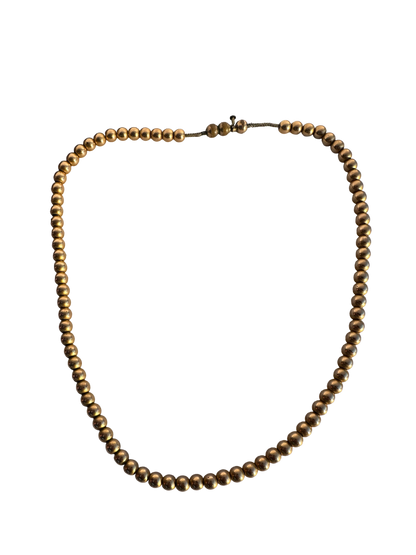 Round Ball Bead Necklace (15")
