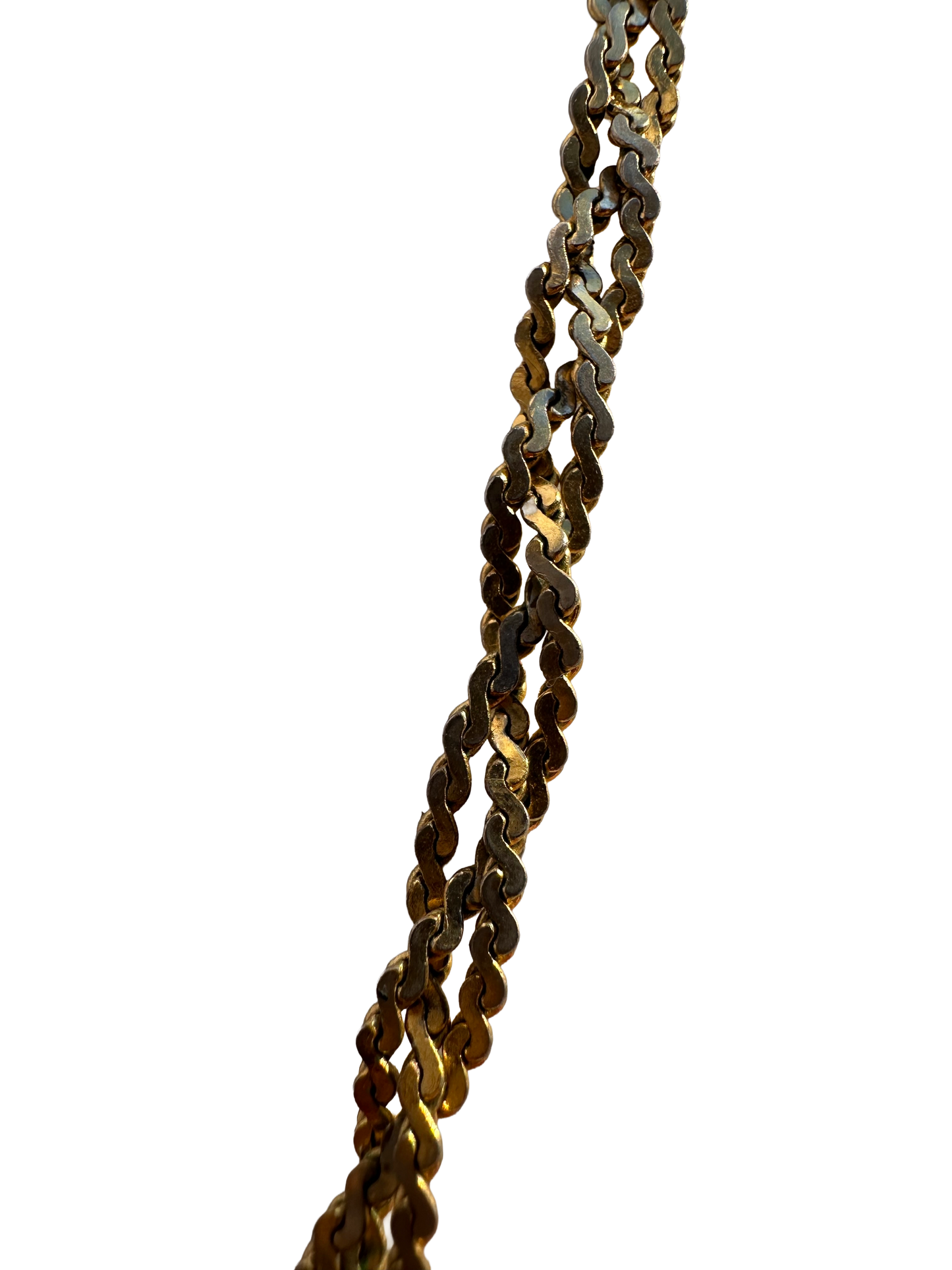 Three Strand Braided Serpentine Bracelet