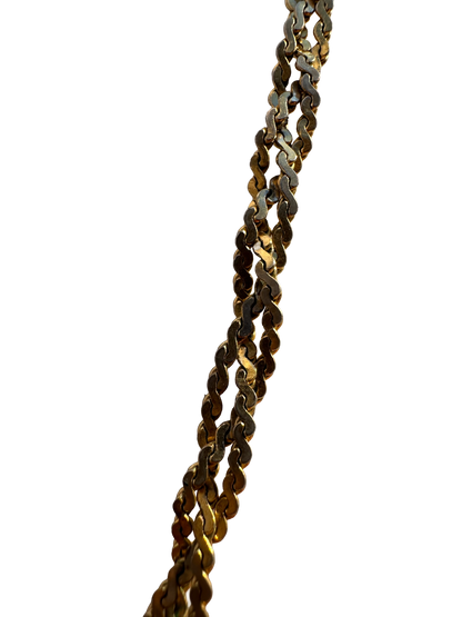 Three Strand Braided Serpentine Bracelet