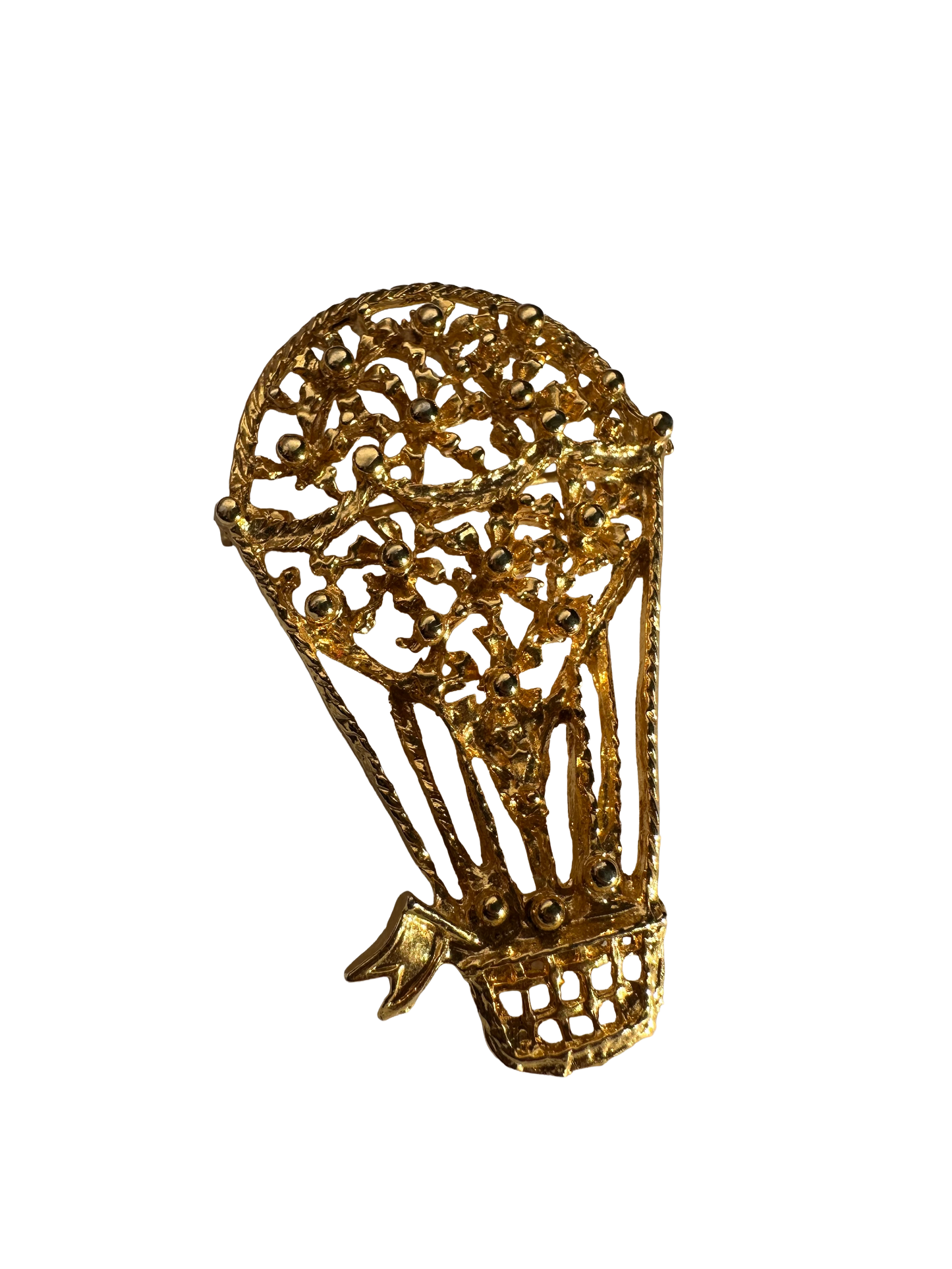 Hot Air Balloon Brooch