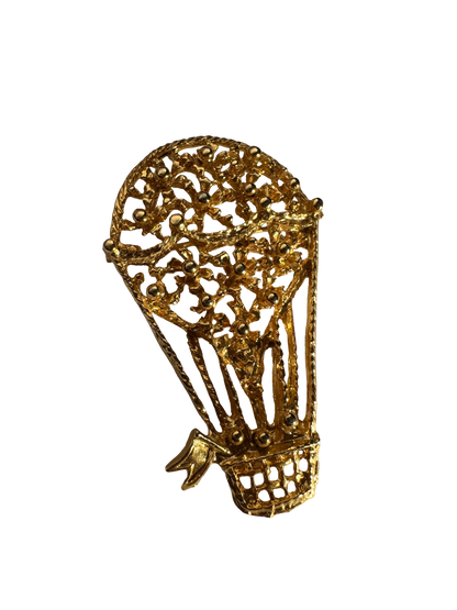 Hot Air Balloon Brooch
