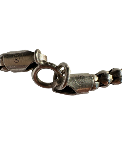 Sterling Silver Popcorn Chain (18")