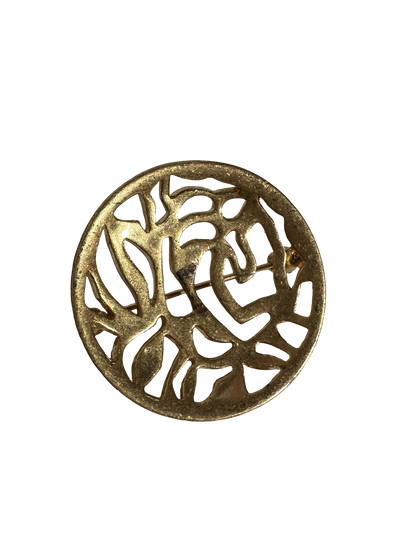 Abstract Circular Brooch