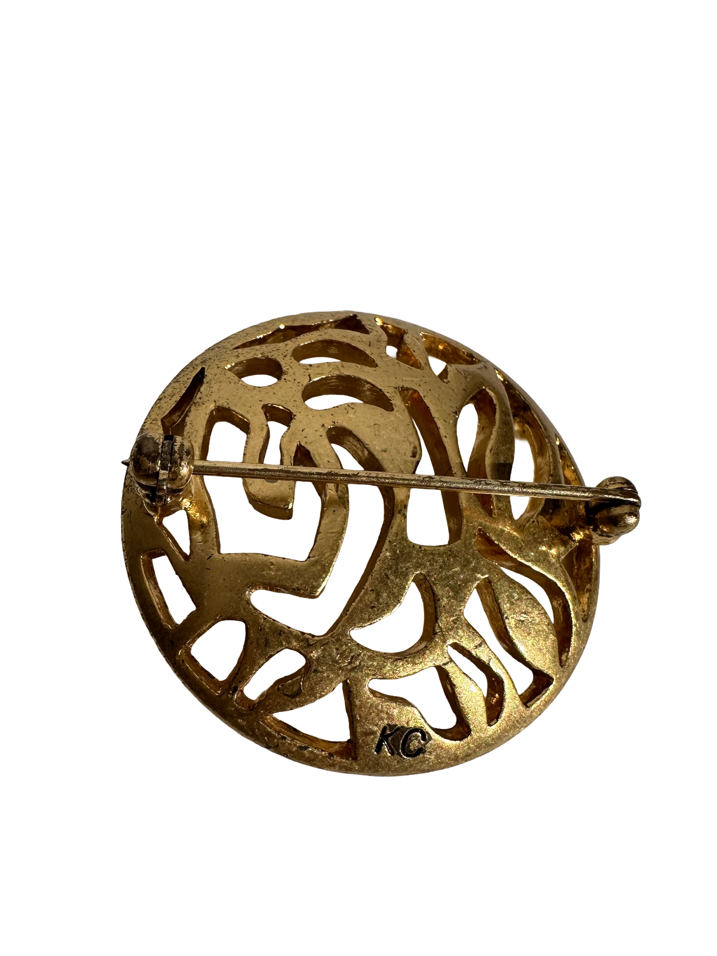 Abstract Circular Brooch