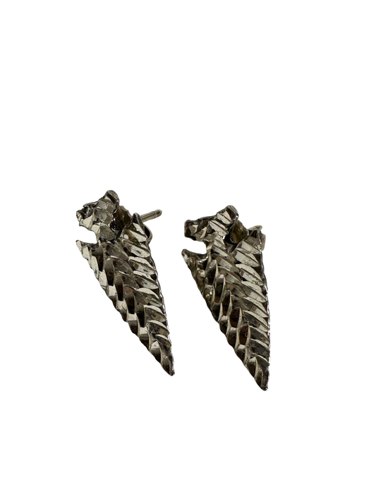 Sterling Silver Arrowhead Earrings