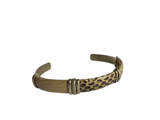 Snakeskin Leather Bracelet