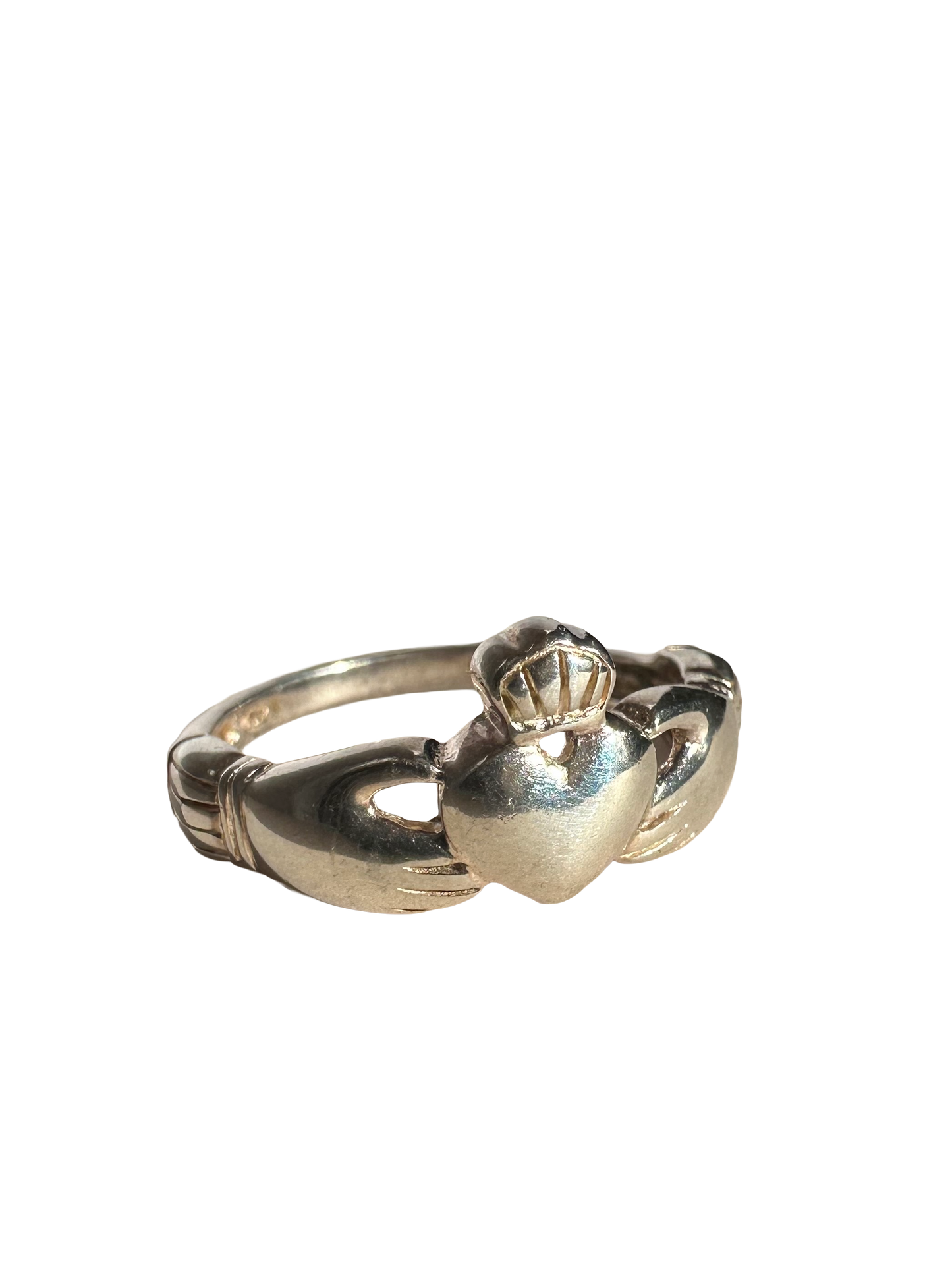 Sterling Silver Claddagh Ring (Size 8 1/4)